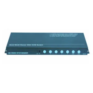 1080P@60hz HDMI Seamless 4x1 Switchers with KVM