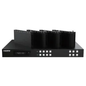4K@60hz 4:4:4 HDR HDBaseT 100m Matrices with Audio de-embedding and ARC