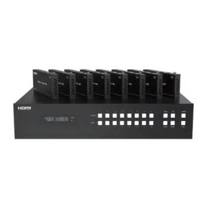 4K@60hz 4:4:4 8x8 HDBaseT 150m Matrices with Audio de-embedding and ARC