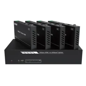 4K@60hz 18Gbps HDCP 2.2 HDR 150m 1x4 HDBaseT Splitter with EDID Management